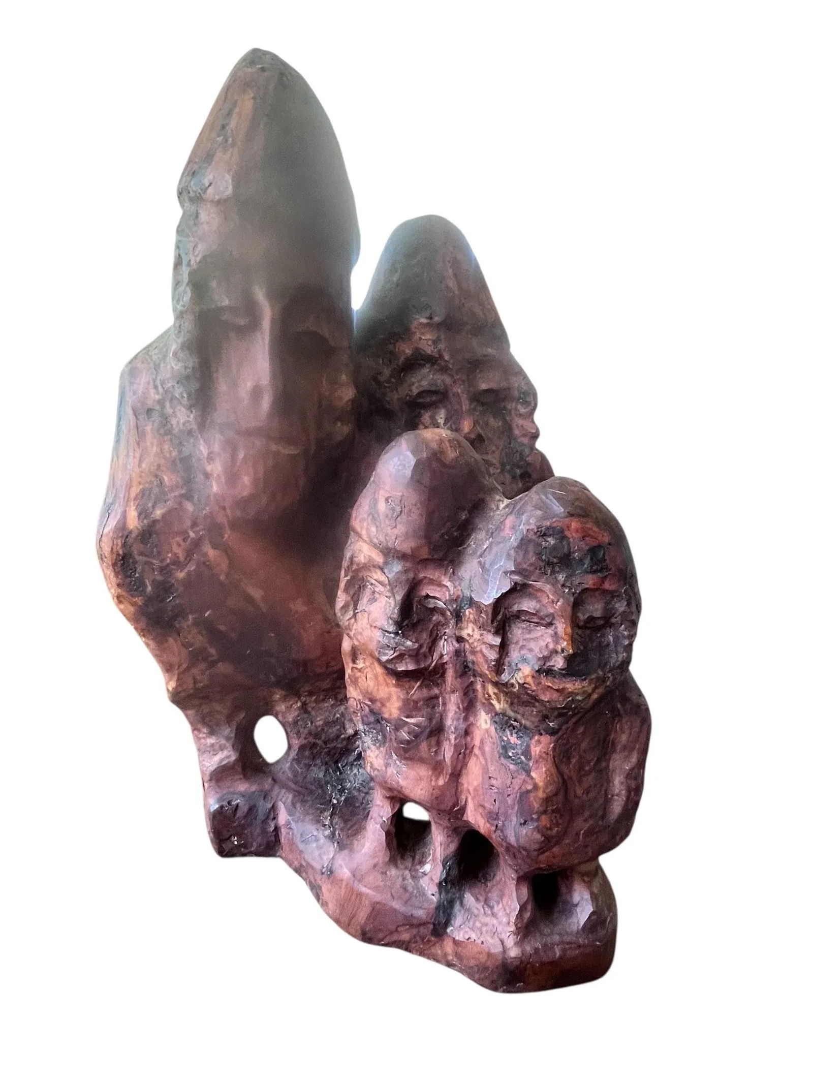 Uri Roth Original Olive Wood Hand Carved Sculpture 1971 - 2