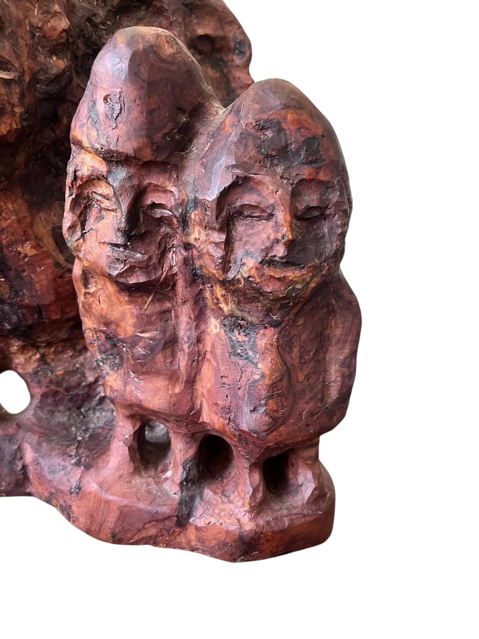 Uri Roth Original Olive Wood Hand Carved Sculpture 1971 - 5