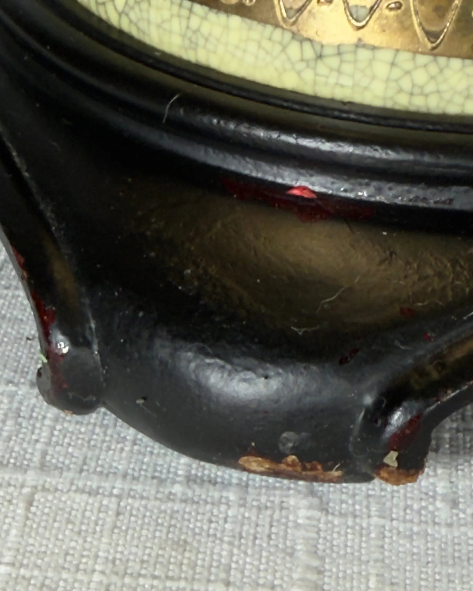 Vintage Chinoiserie Japanese Satsuma Vase Table Lamp - 17