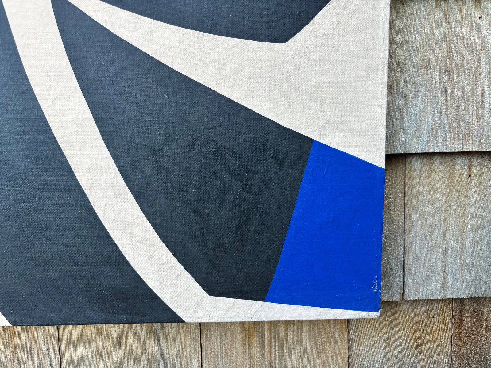 1960s Abstract Painting Titled "Two Seasons" by Achi Sullo - 8