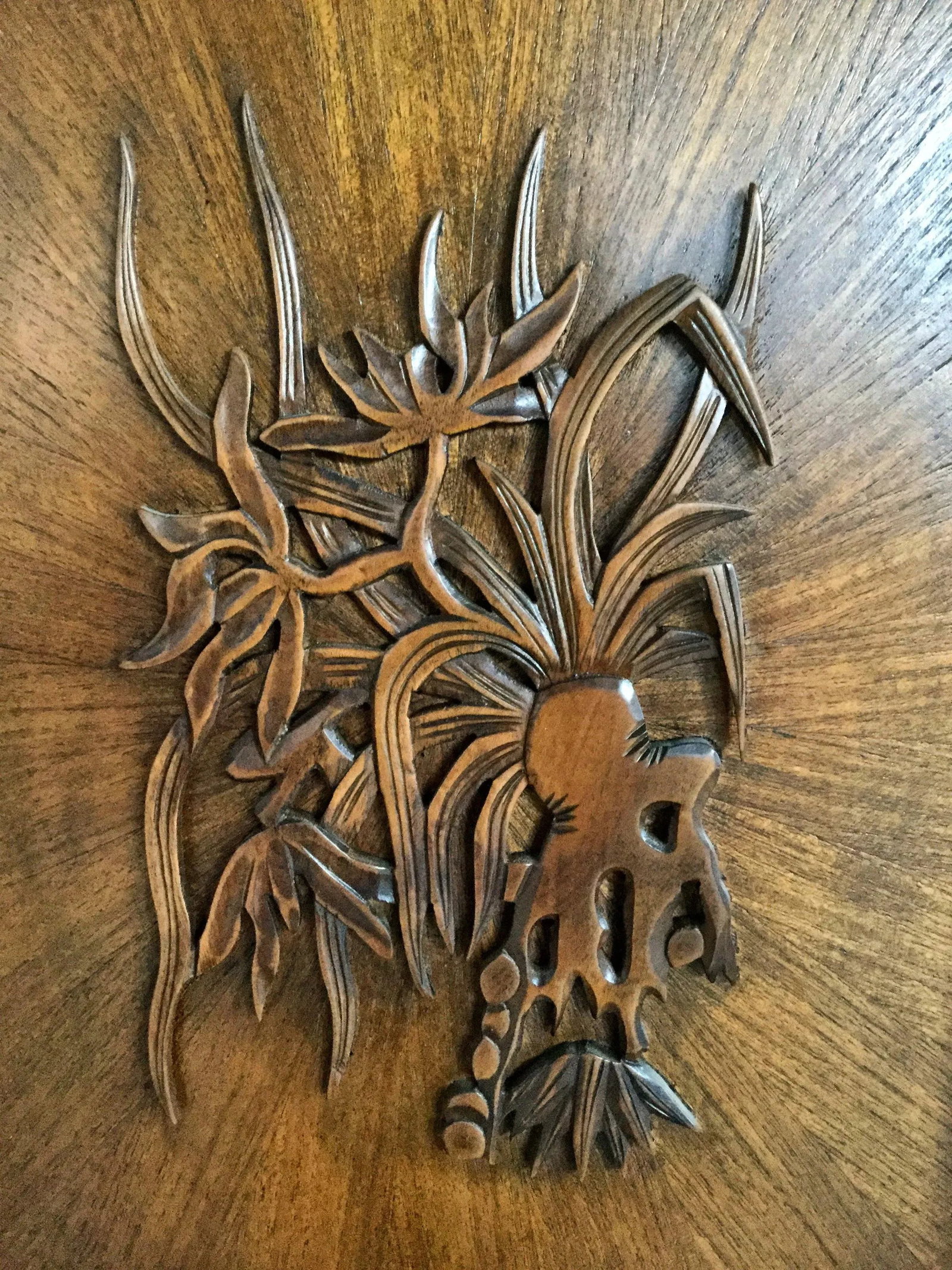 1970s Vintage Hand Carved Rosewood Shoji Screen Room Divider - 8