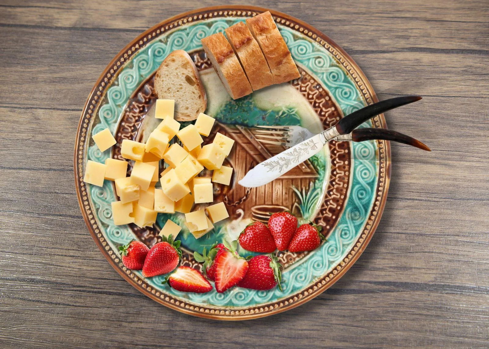 C. 1890 French Majolica 9.5" Dog Trivet - 4