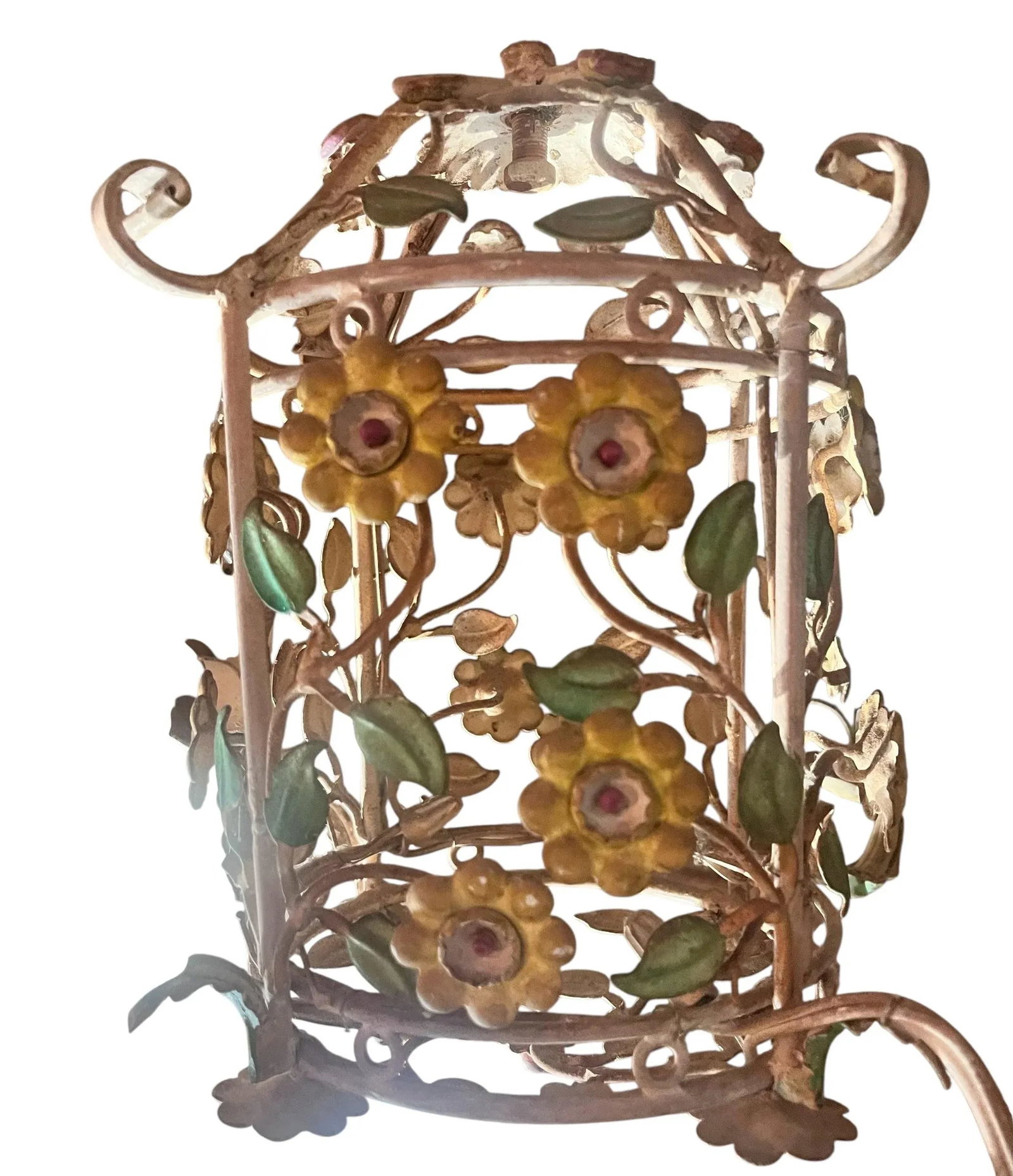 Hollywood Regency Four Armed Chandelier 1930's - 2