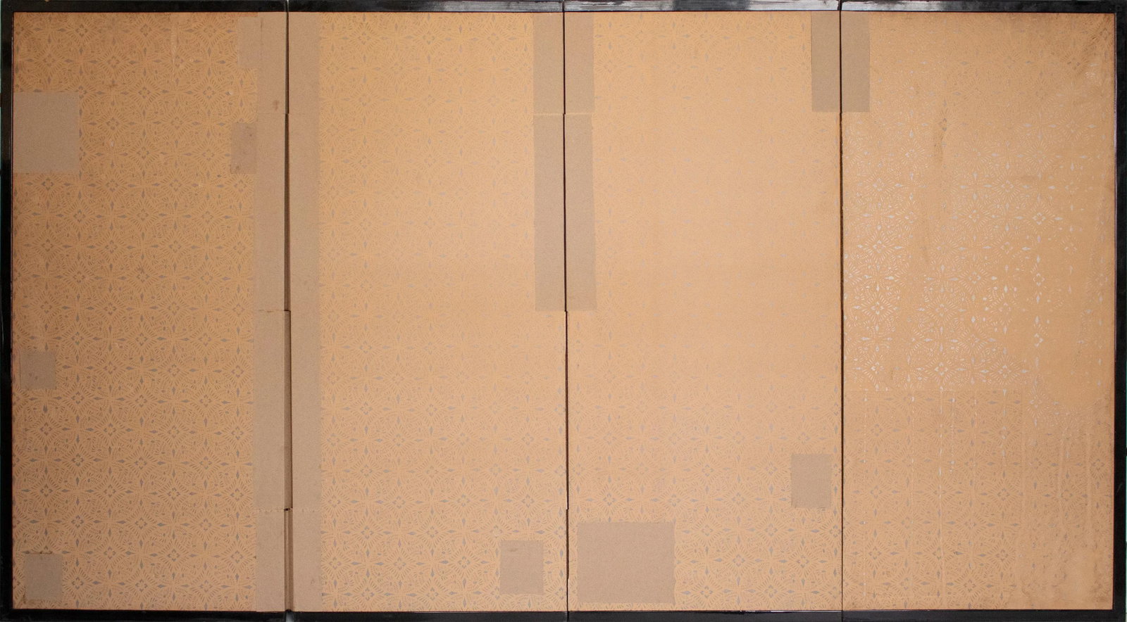 1950-1960s ShÅwa Era Japanese Byobu Screen "Landscape With Pine Trees" - 11