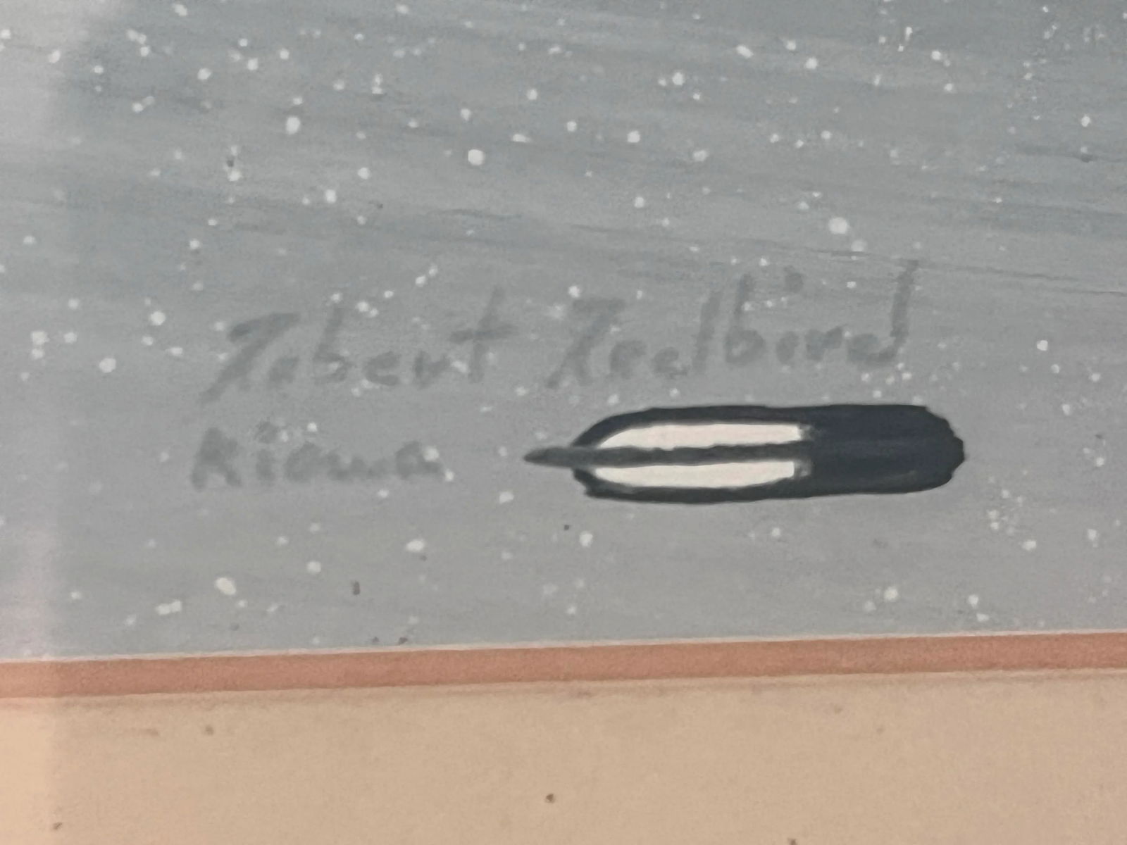 1960s Kiowa Native American Painting by Robert Redbirds Sr. - 4