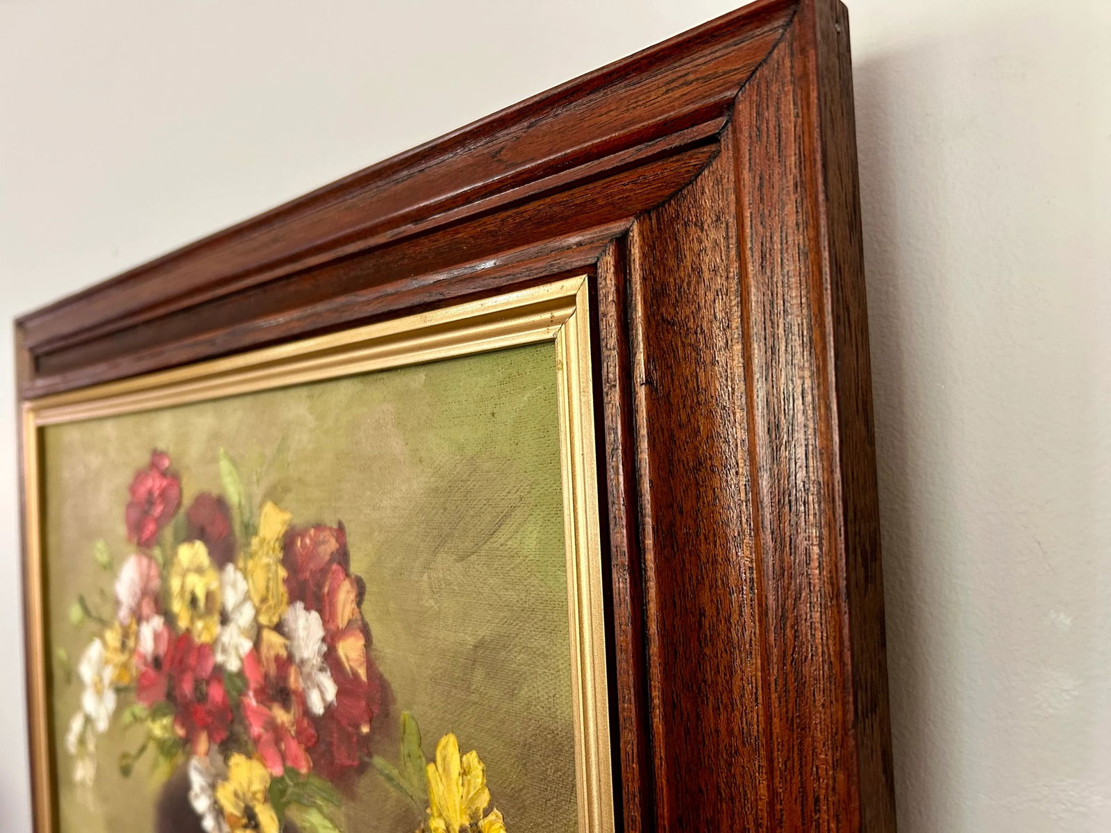 Vintage Original Oil Painting - Mixed Bouquet - Signed and Dated 1973 - 7