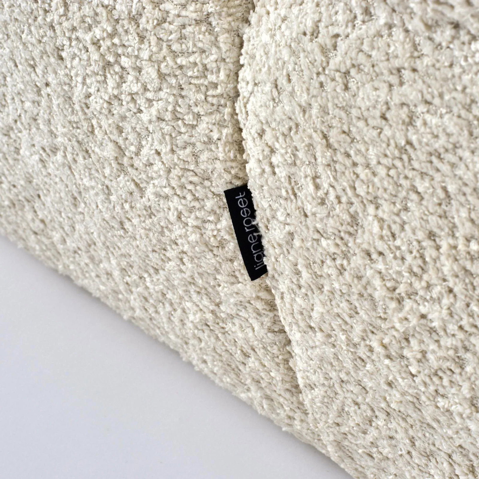 Ligne Roset Togo Chaise Lounge in Cream Bouclé - 10