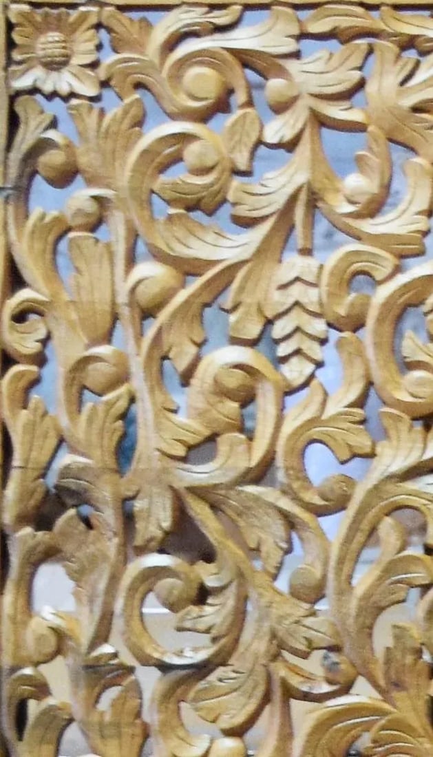 Handmade Hand Carved Wall Panel | Entryway Living Room Decorative Wall Hanging | Farmhouse Squire Pa - 2