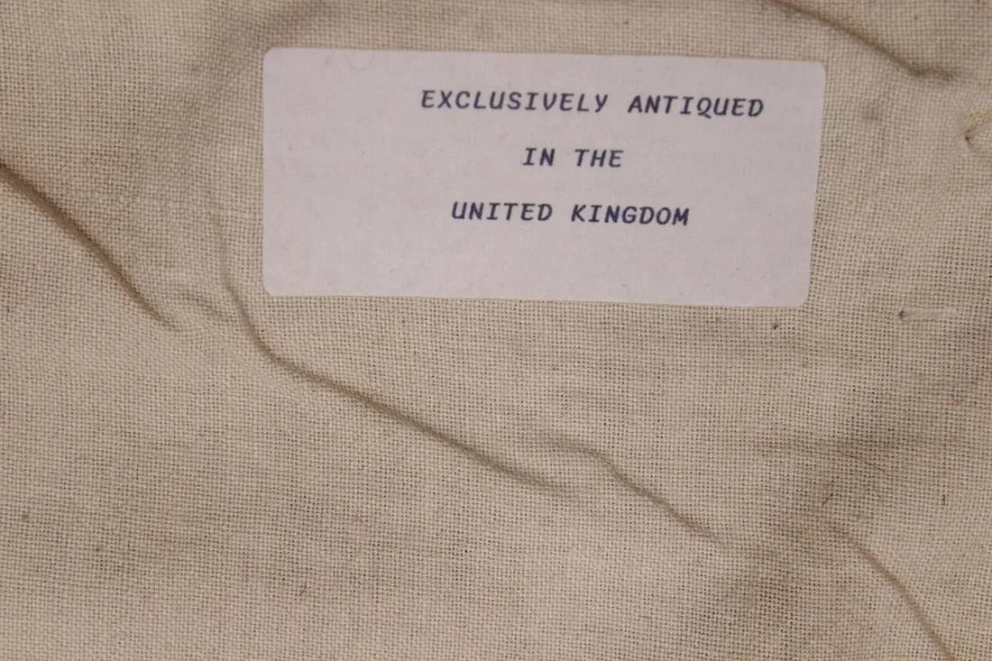 1960s Antique Needlepoint Aubusson Design Green/Tan Handmade Rug - 5