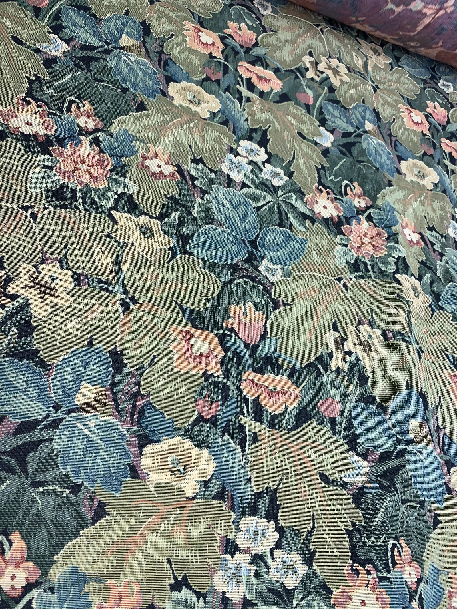 1980s Vintage Tapestry Fabric - 55 Yards - 2