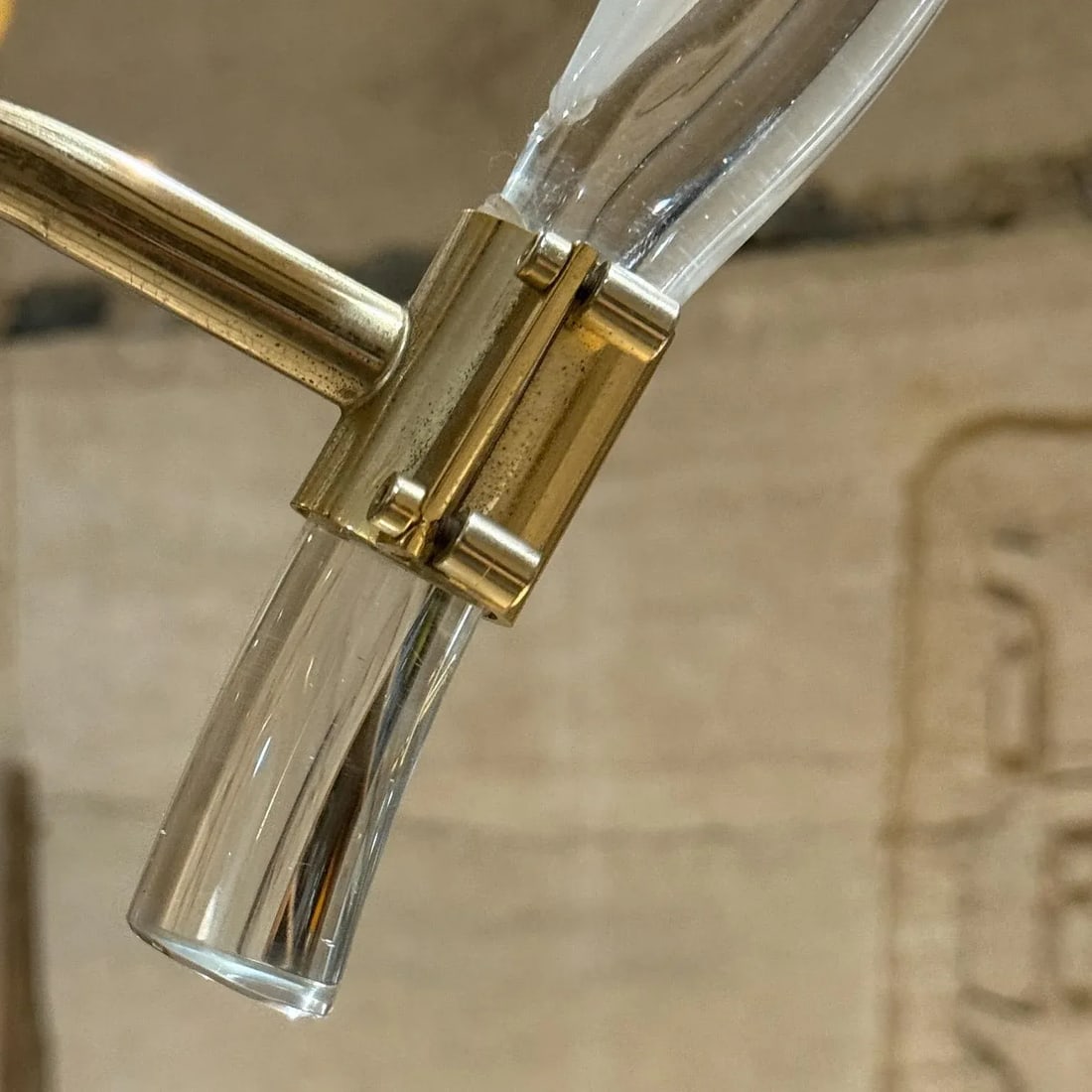 Murano Hanging Chandelier 5 Arms Seguso Franco Luce - 12