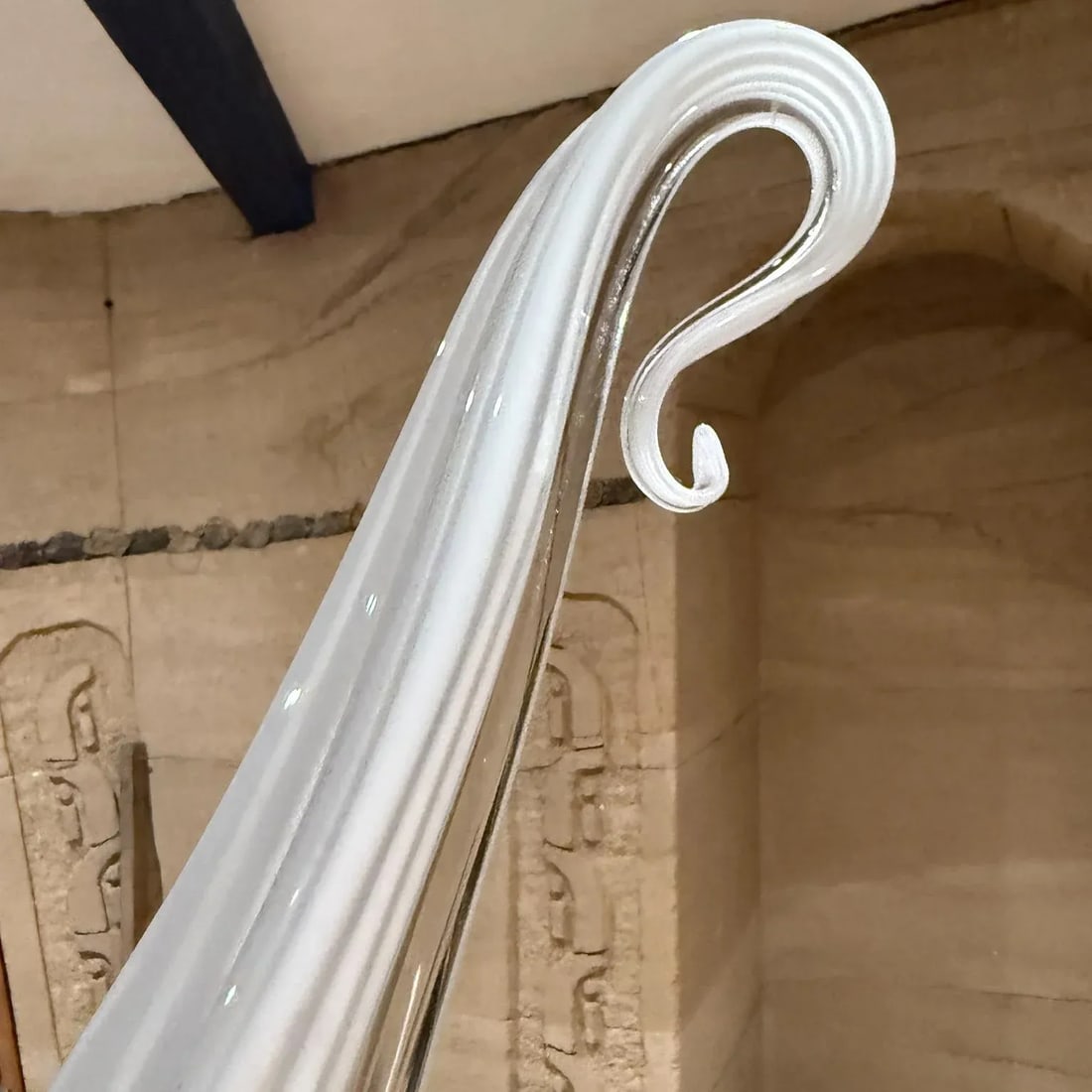 Murano Hanging Chandelier 5 Arms Seguso Franco Luce - 3