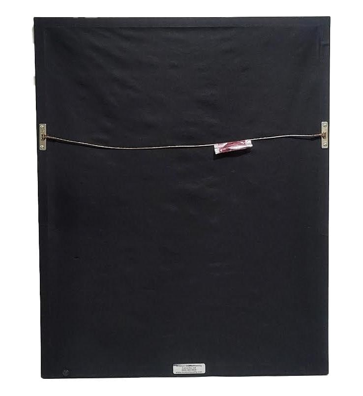 Original Watercolor Exotic Pop Star Woman - Artist Signed "Patricia" - Manner of Patrick Nagel - 7