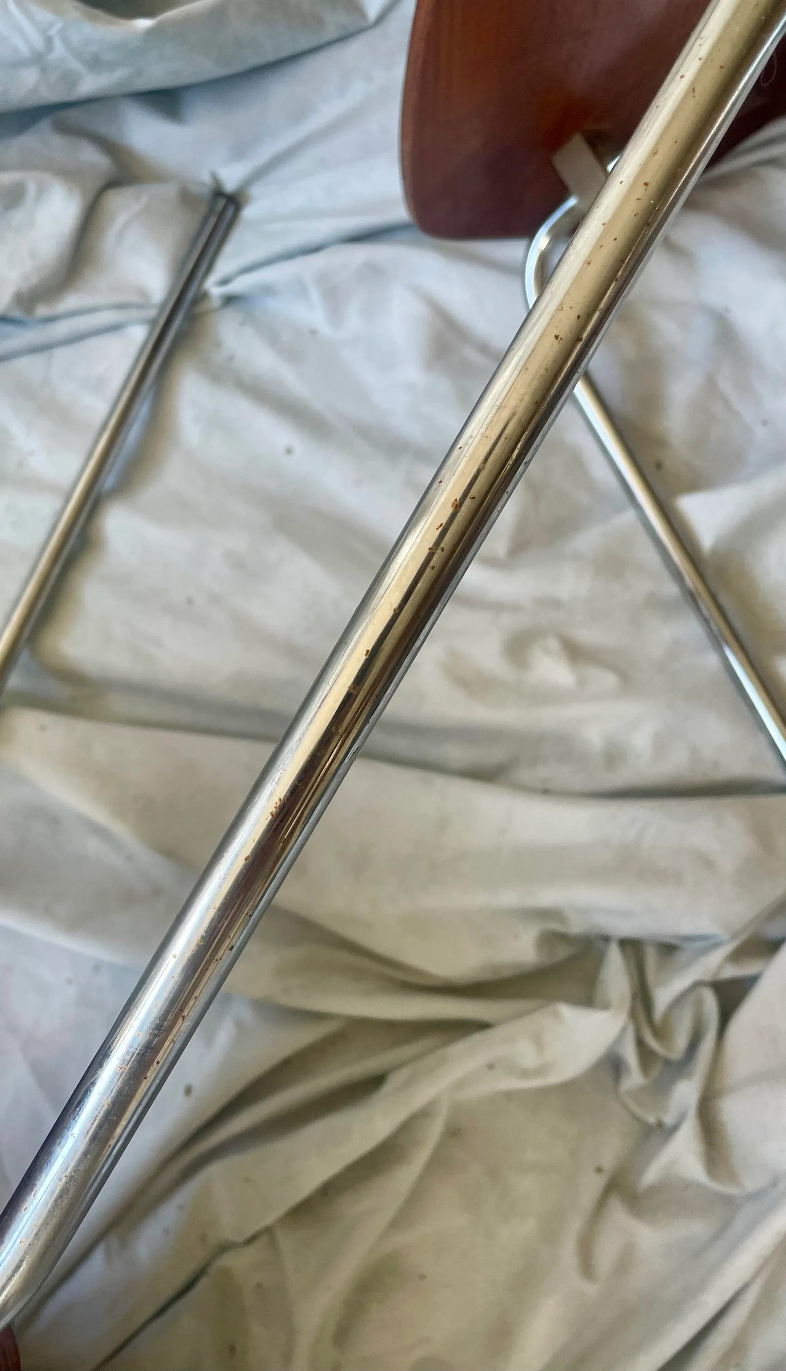 Fritz Hansen Denmark 1974 Plywood Hammer Stackable Chairs Set of 2 Refinished - 11