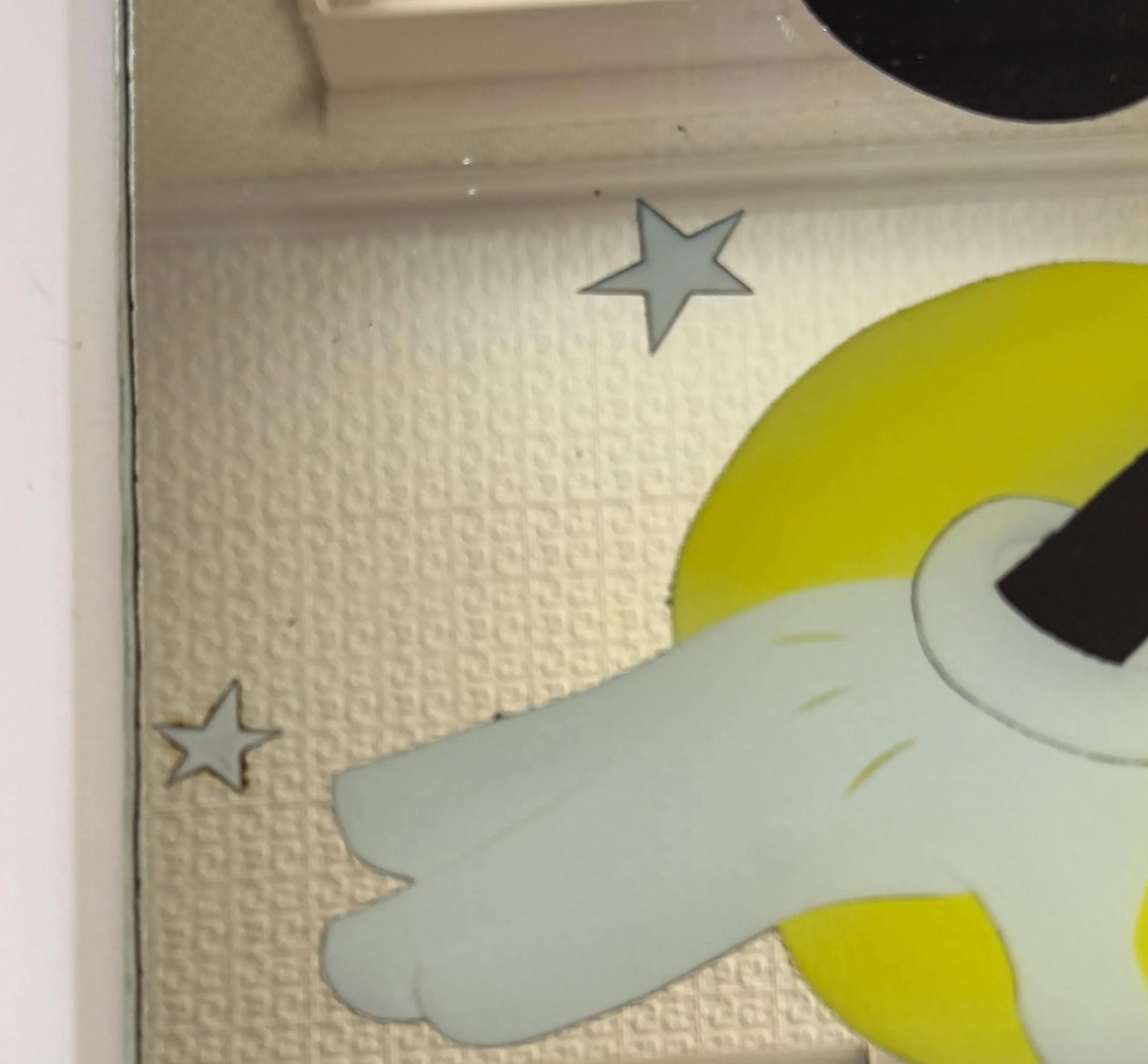 Custom Design Minnie Mouse and Mickey Mouse Carved Painted Ceiling or Window Panel - 10