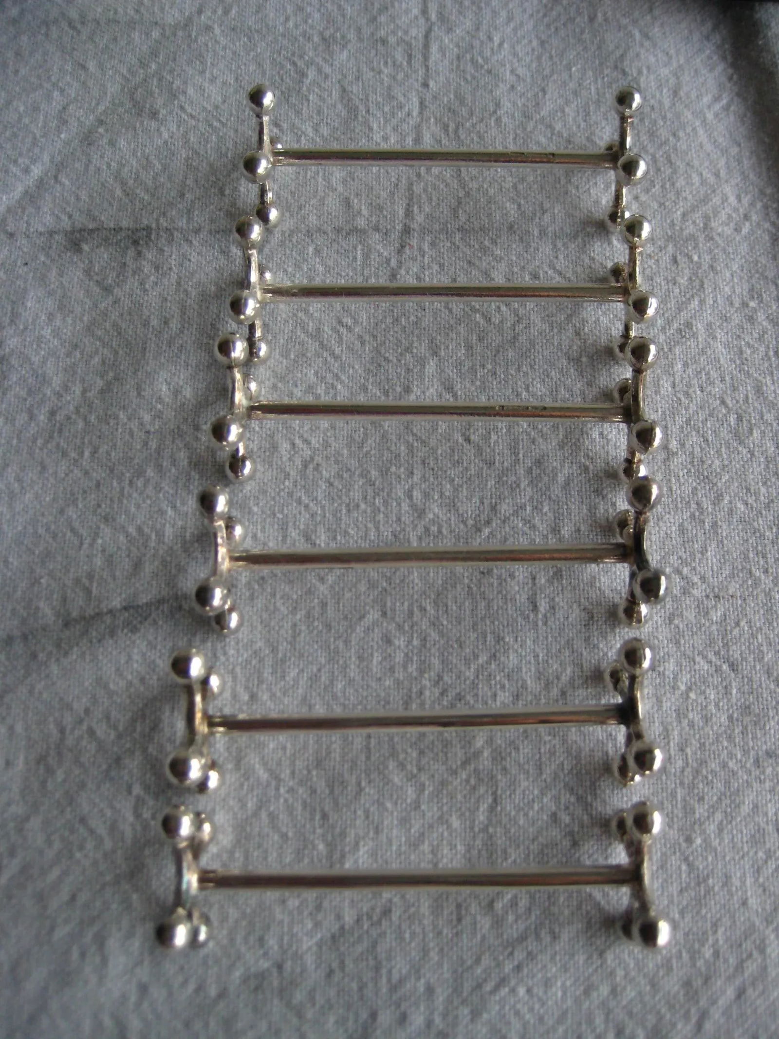 1980s Christofle Set of Silver Plate Knife Rest - 3