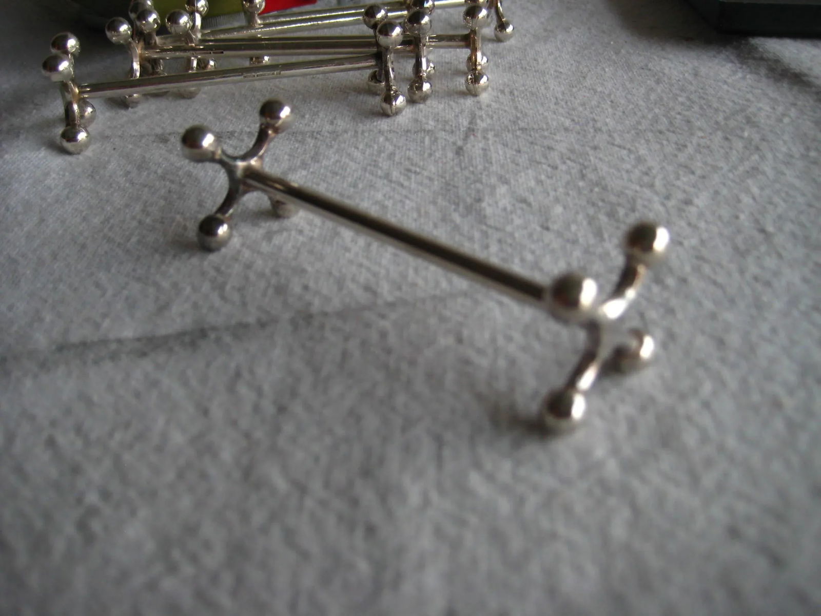 1980s Christofle Set of Silver Plate Knife Rest - 4