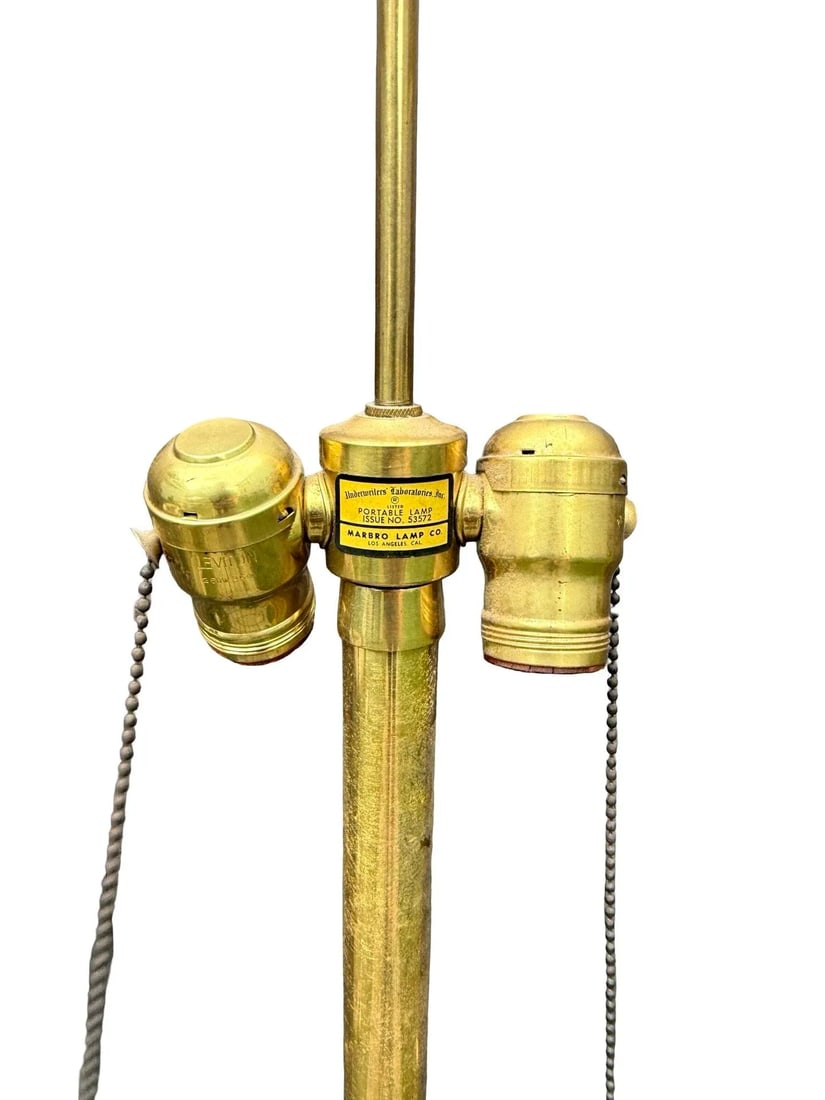 Seguso Green Murano Glass Table Lamp With Bronze Ormolu Mounts, Circa 1960 - 4