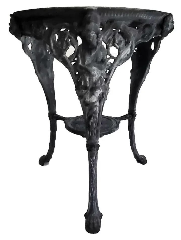 Signed French Iron Figural Table Base - 1920s or Earlier - 2
