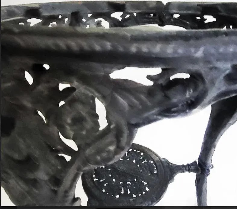 Signed French Iron Figural Table Base - 1920s or Earlier - 6