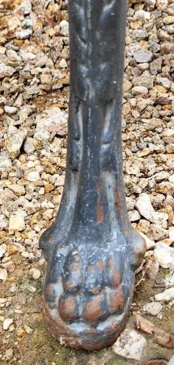 Signed French Iron Figural Table Base - 1920s or Earlier - 7