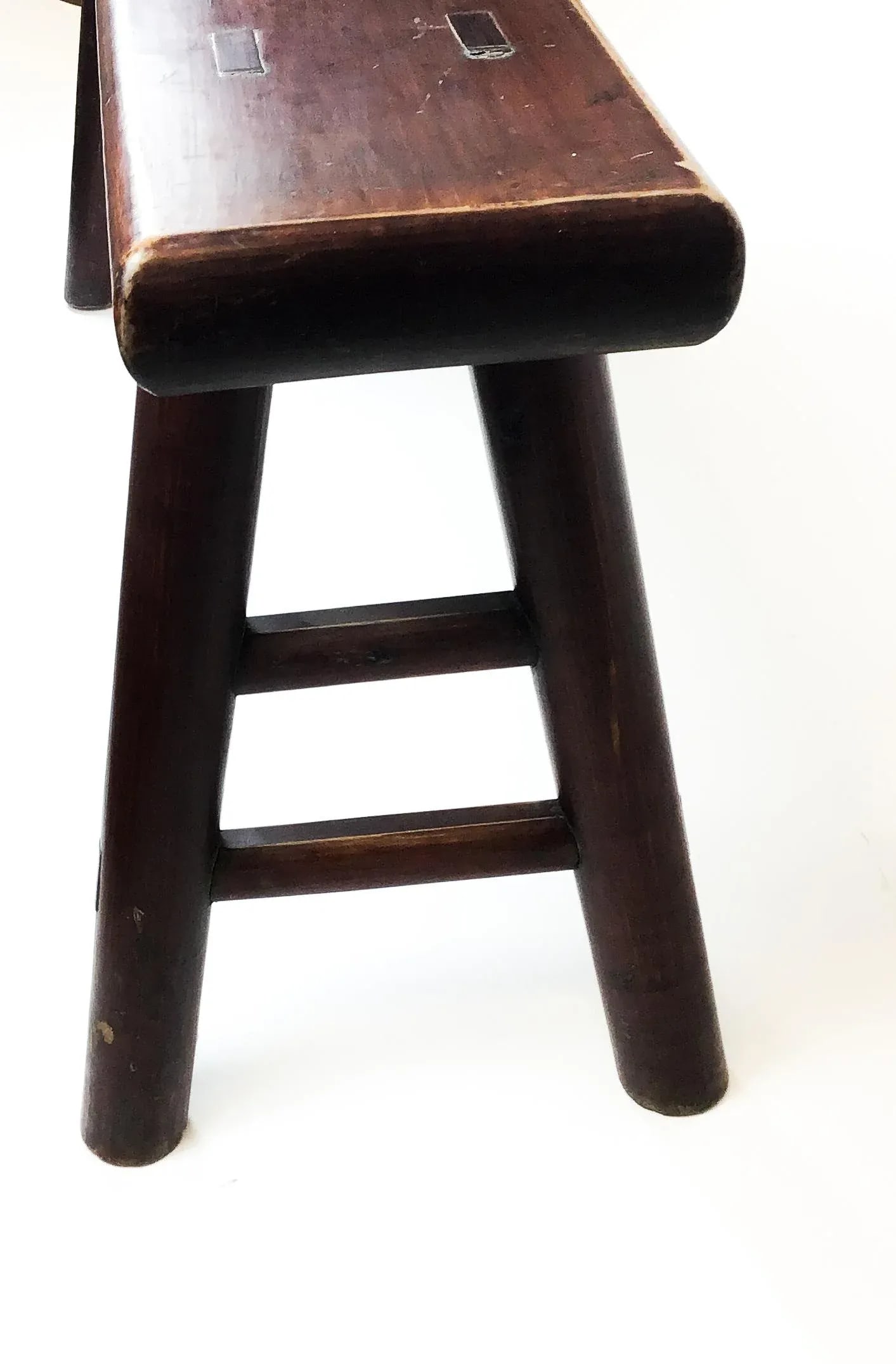 Antique Wood Bench Modernist Chinese Style - 5