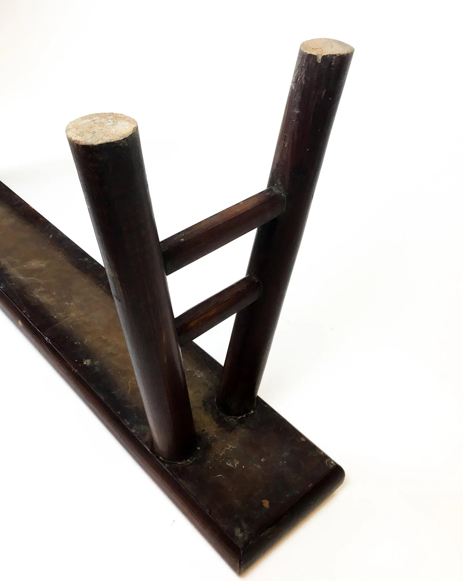 Antique Wood Bench Modernist Chinese Style - 9