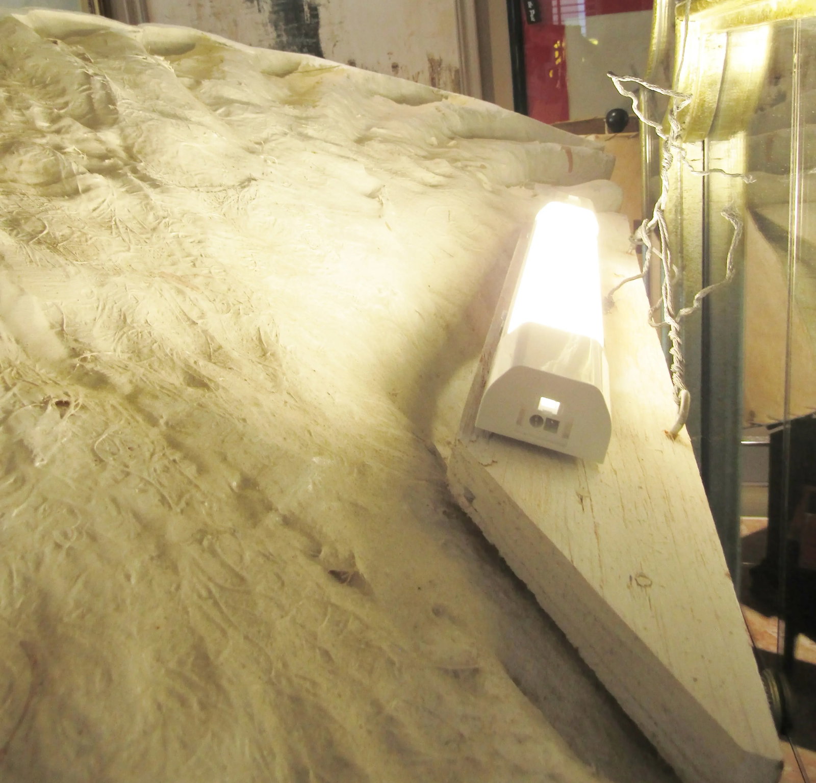 Original Vintage Serge Roche Style Palm Tree Wall Torchiere Floor Lamp C. 1970s - 10