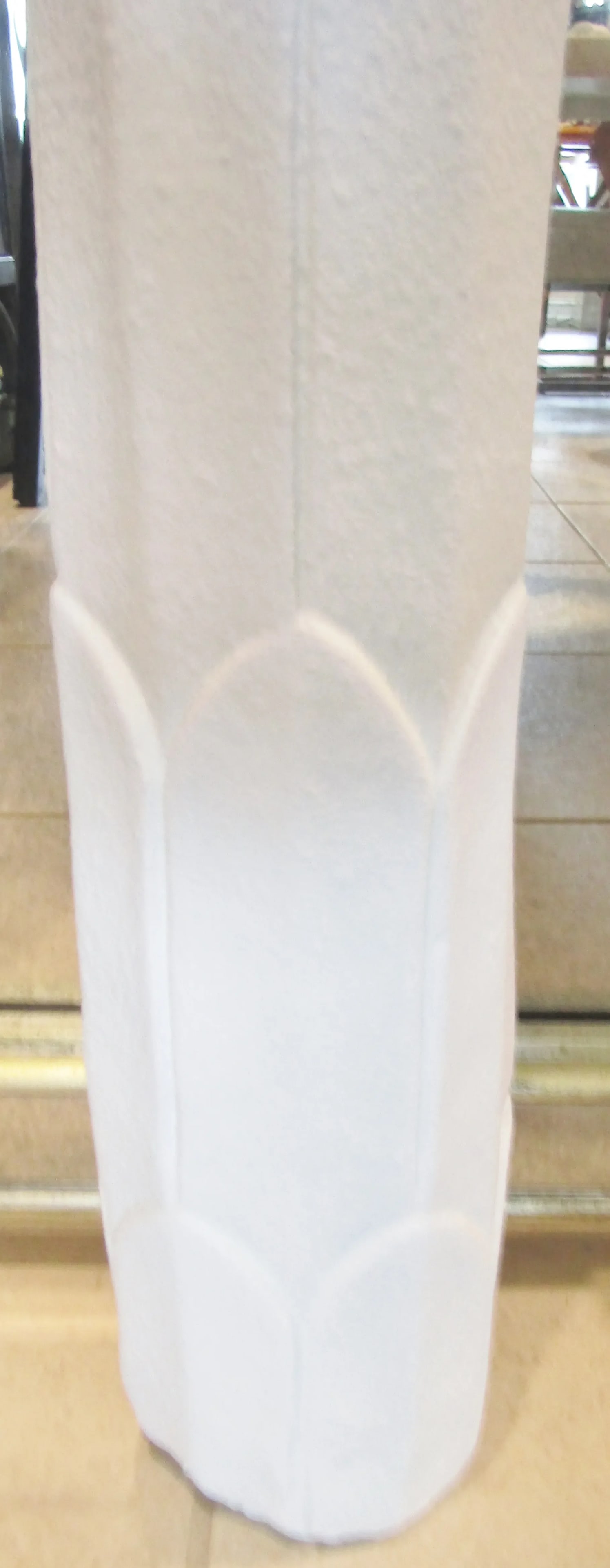 Original Vintage Serge Roche Style Palm Tree Wall Torchiere Floor Lamp C. 1970s - 5