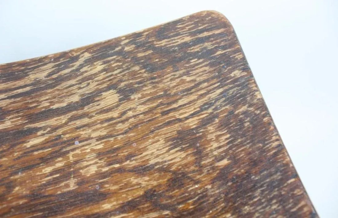 Early 20th Century Thebes Egyptian Revival Bentwood Oak Stool - 8