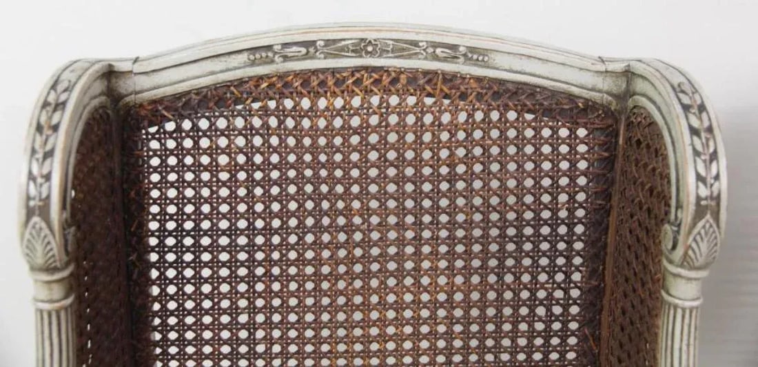 A Pair of Louis XVI 18th Century Style French Childrenâ"Â™s Bergere Chairs - 6