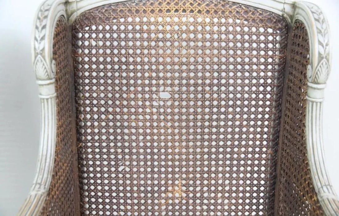 A Pair of Louis XVI 18th Century Style French Childrenâ"Â™s Bergere Chairs - 8