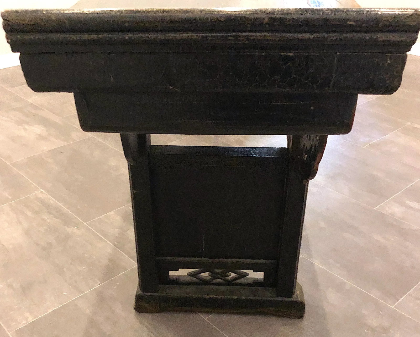 Over Eight Foot - Antique Chinese Altar Table - 7