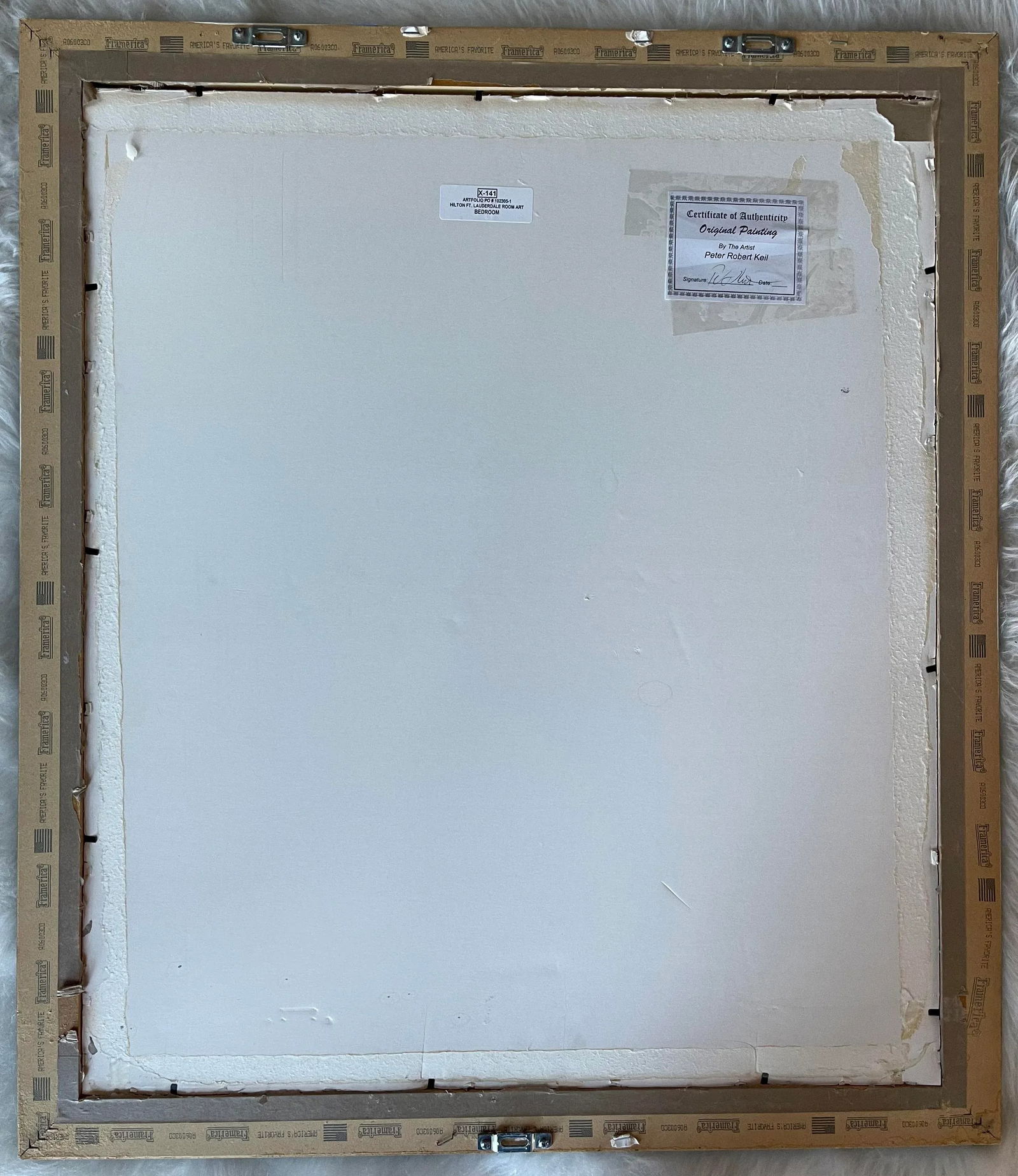 1970s Abstract Face Acrylic Painting by Peter Keil, Framed - 4