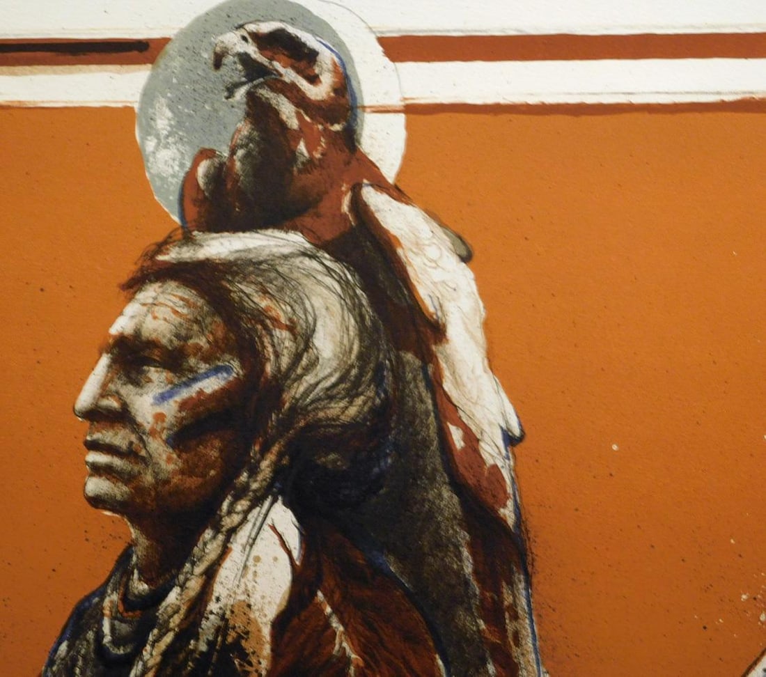 Larry Fodor "Gray Thunder Eagle" Color Hand Signed & Numbered - 3