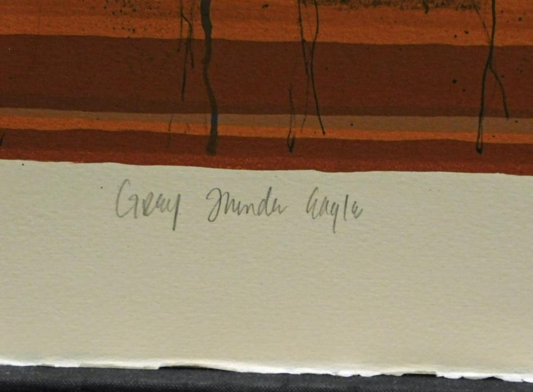 Larry Fodor "Gray Thunder Eagle" Color Hand Signed & Numbered - 4