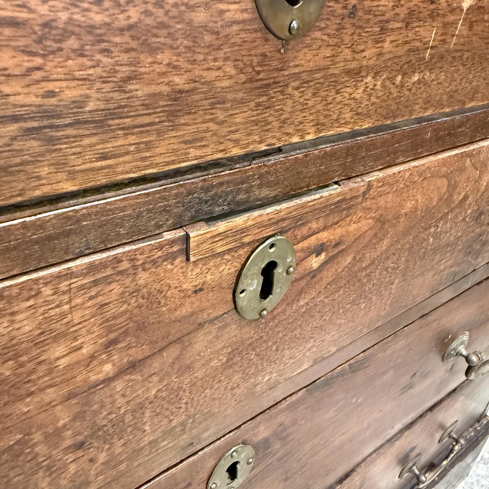 Georgian Mahogany Slant Front Secretary Desk Adam Style Slant-Front Bureau - 12