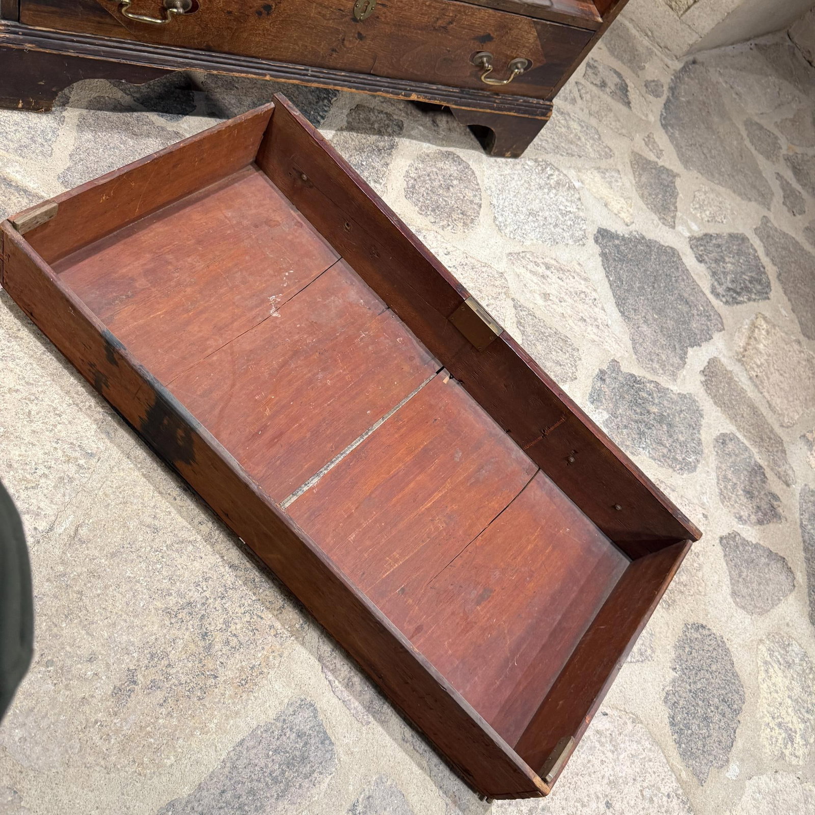 Georgian Mahogany Slant Front Secretary Desk Adam Style Slant-Front Bureau - 15