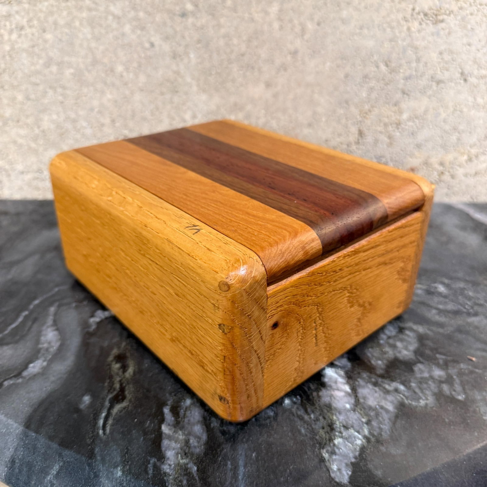 Decorative Wooden Box Attributed Dean Santner Studio Organic Modern - 3