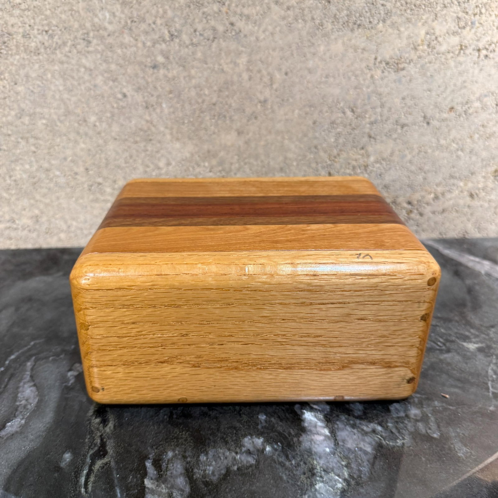 Decorative Wooden Box Attributed Dean Santner Studio Organic Modern - 4