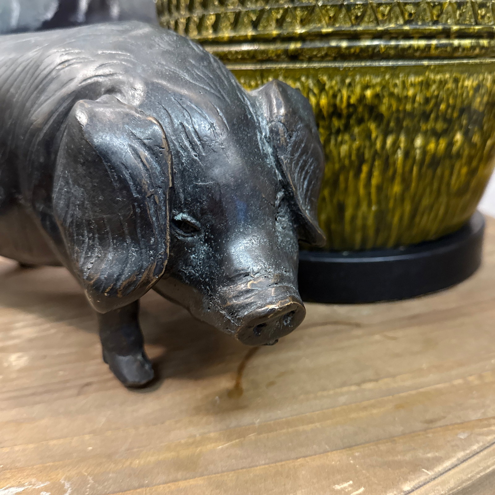 Antique Bronze Pigs - 6
