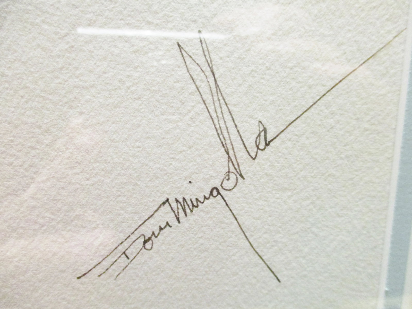 1970s Abstract Watercolor Painting by Dom Mingolla, Framed - 5