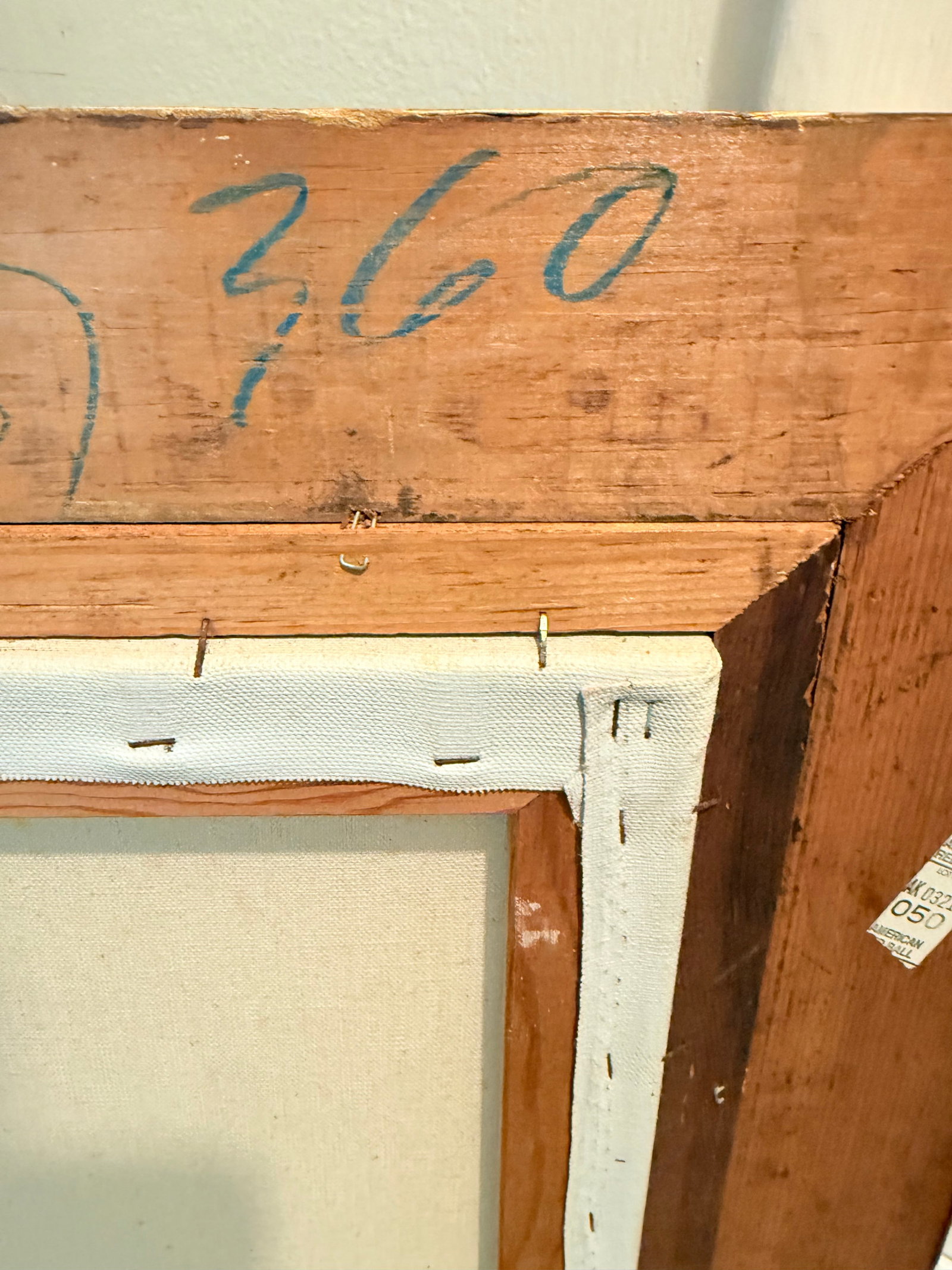 Monumental Mid-Century Impasto Floral Painting in Original Solid Carved Wood Hollywood Regency Frame - 12