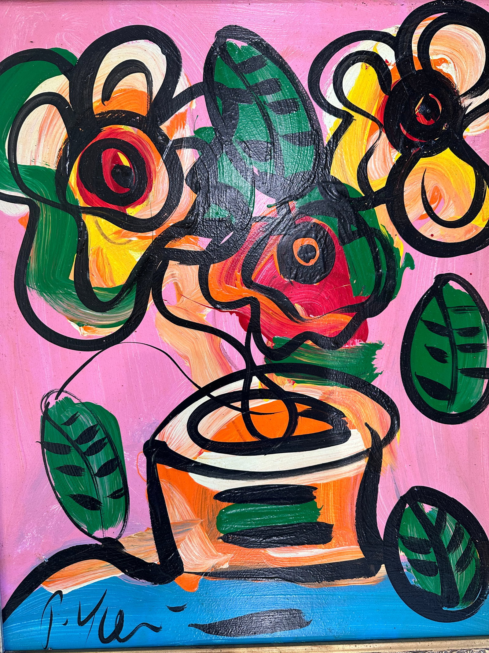 Peter Keil Original Painting Framed - 2