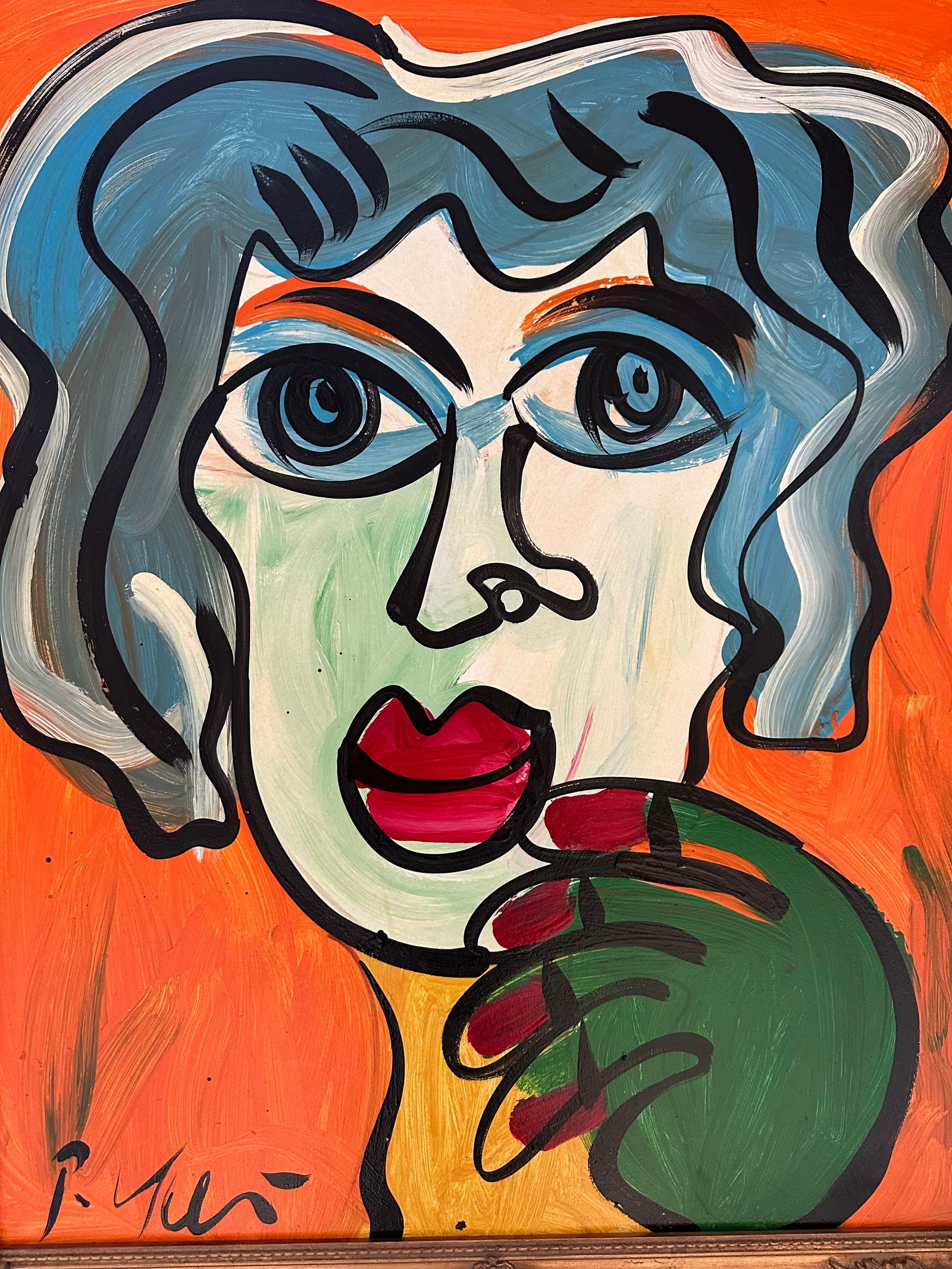 Peter Keil Original Painting Framed - 3