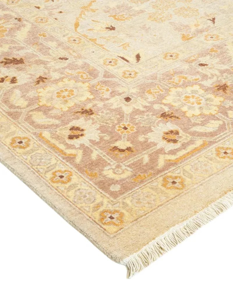 Mogul Collection Hand-Knotted Area Rug - Ivory 6' 2" x 12' 3" - 2