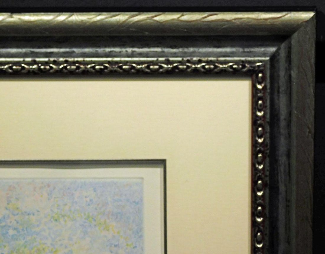 Pissarro, Claude "Avenue of the Street Vendor"H.Signed Artwork Custom Framed - 5