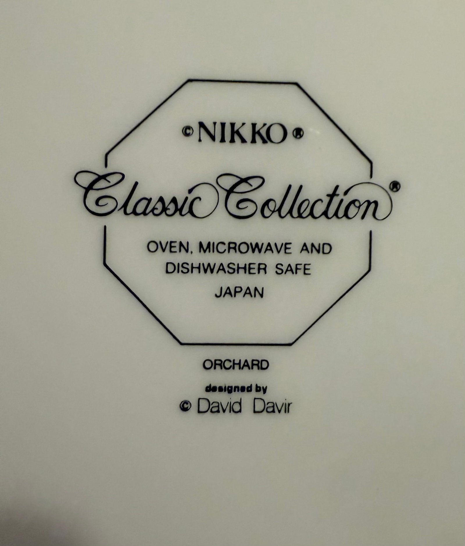 1980s Nikko Classic Collection "Orchard" Dinnerware - 10