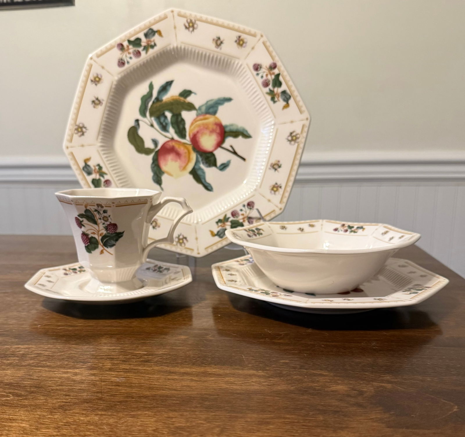 1980s Nikko Classic Collection "Orchard" Dinnerware - 2