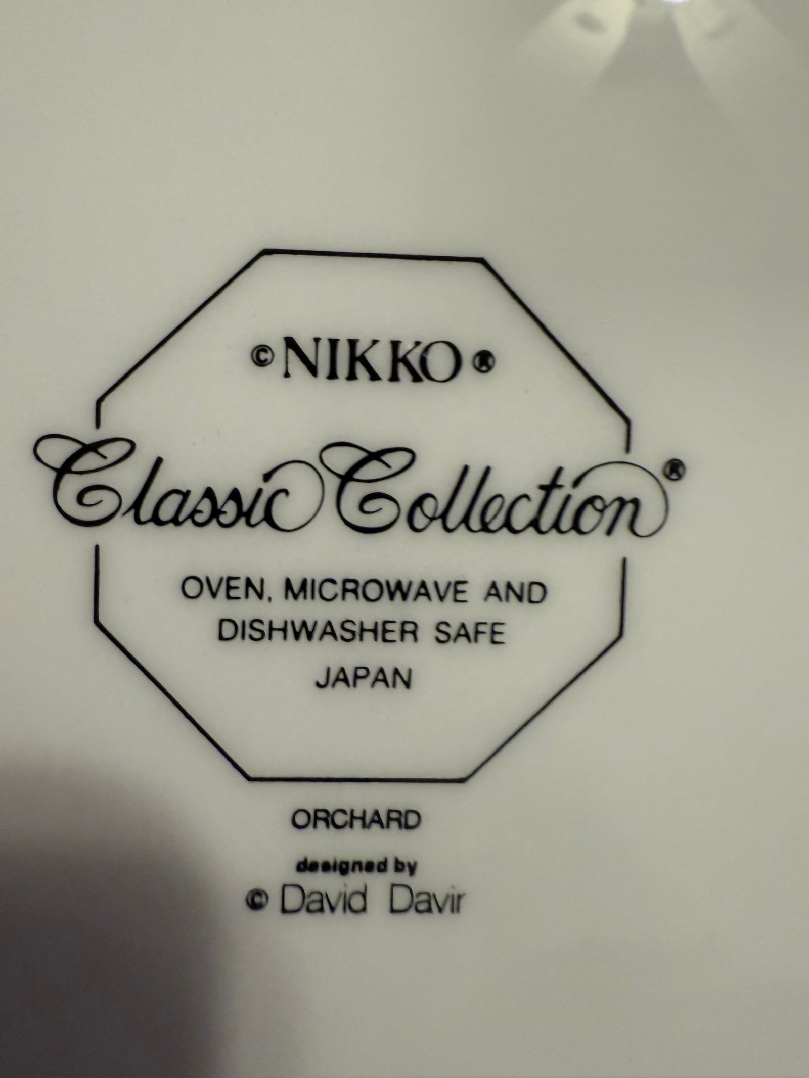 1980s Nikko Classic Collection "Orchard" Dinnerware - 3